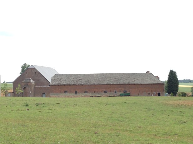 The farm the French occupied near the crossroads of Quatre-Bras